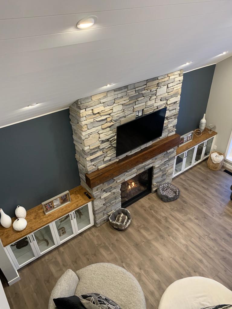 Living Room Fireplace Built-ins